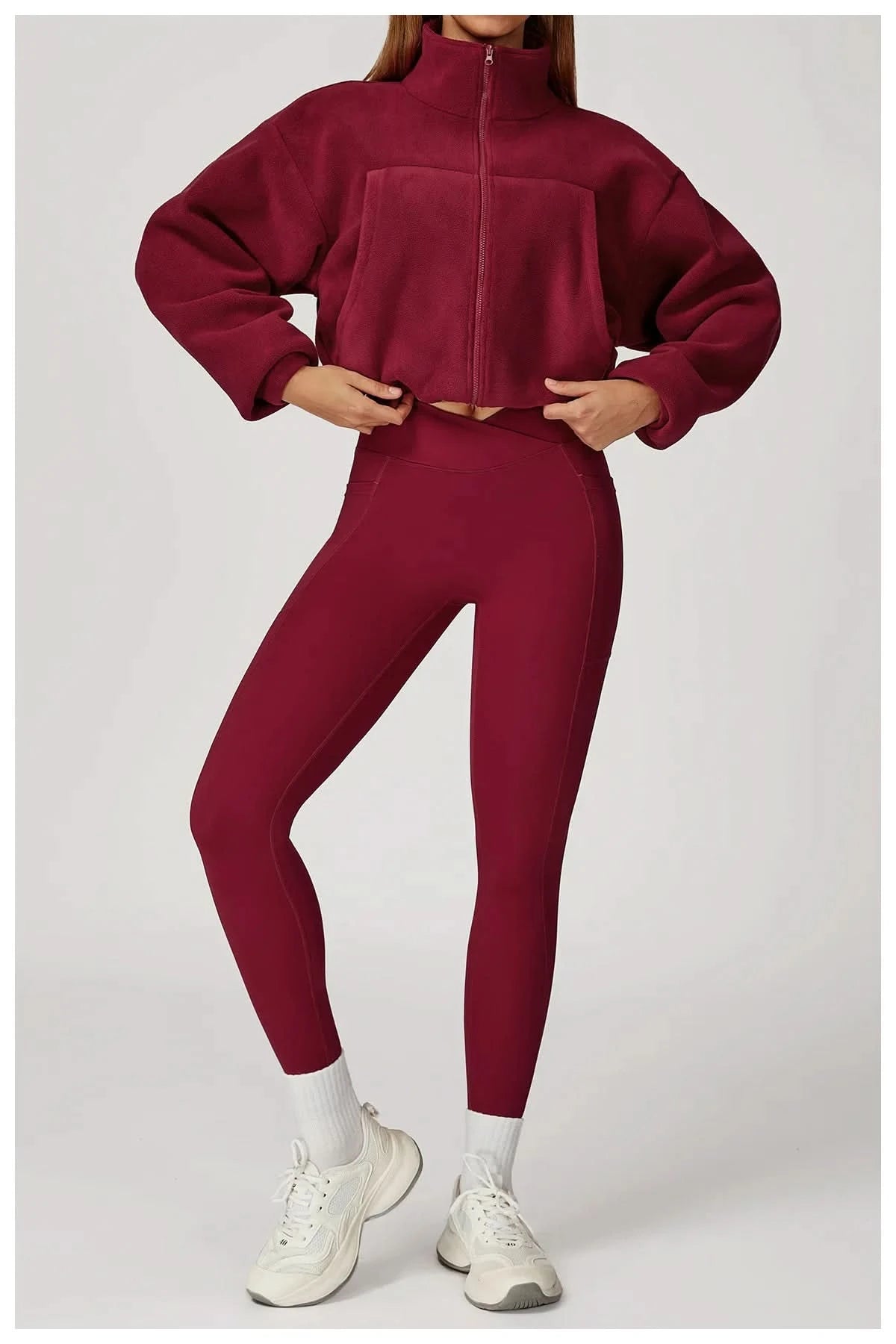 Hoodie Eveo Contour™ Cropped Zip