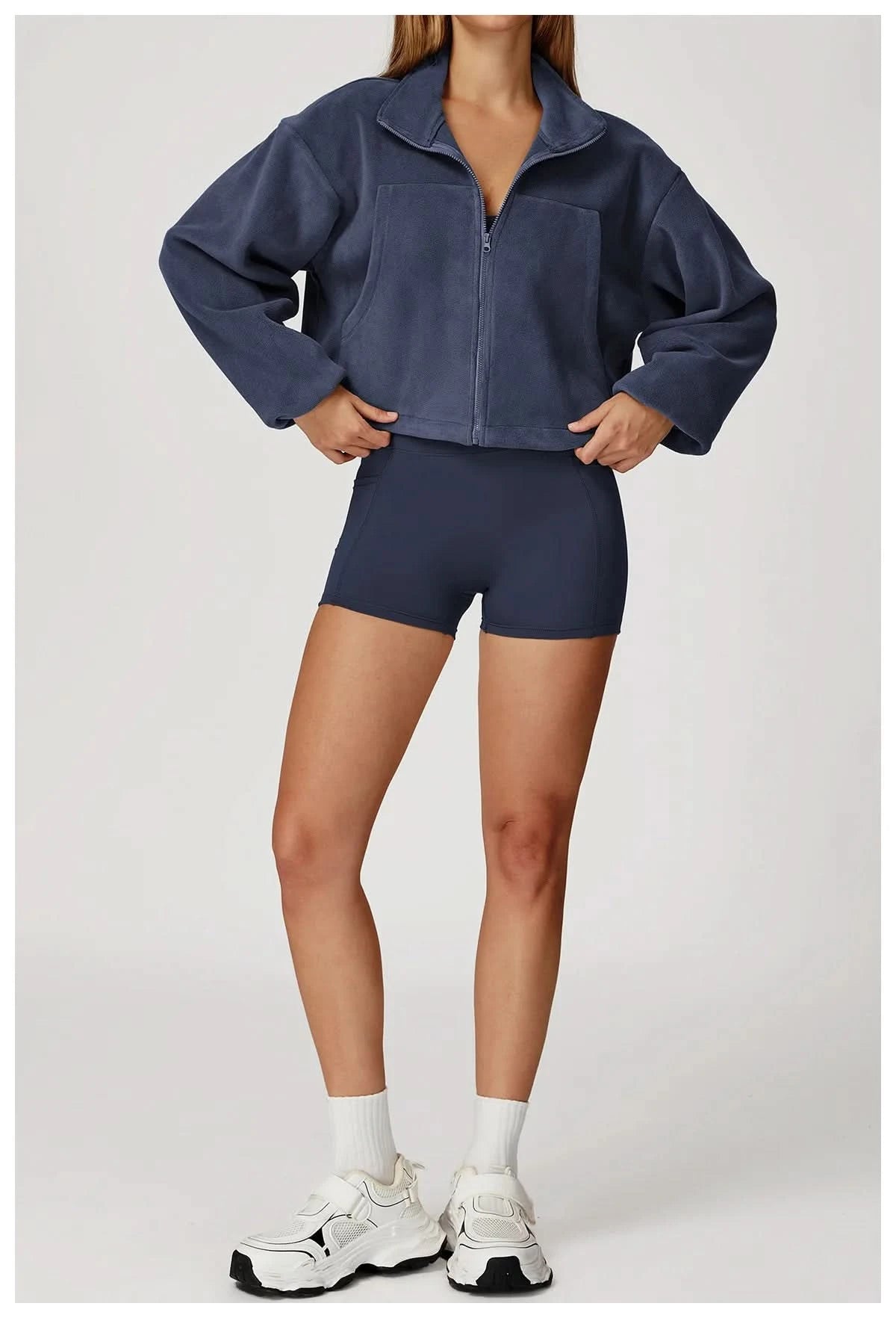 Hoodie Eveo Contour™ Cropped Zip