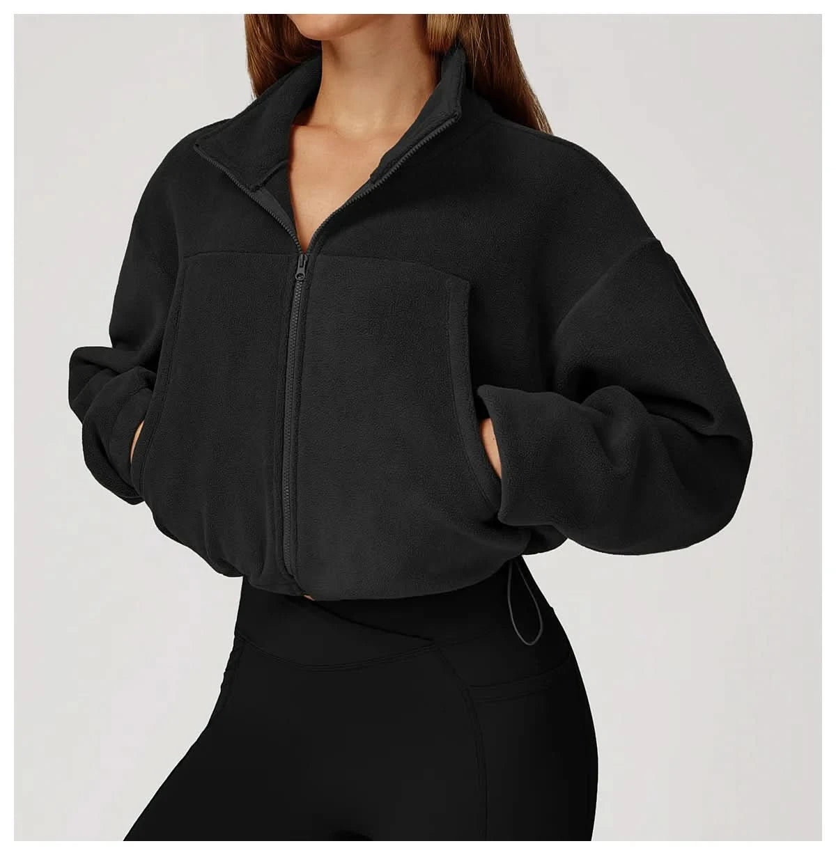 Hoodie Eveo Contour™ Cropped Zip