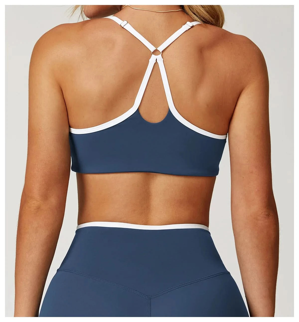 Sports Bra Eveo Contour™ White V Line