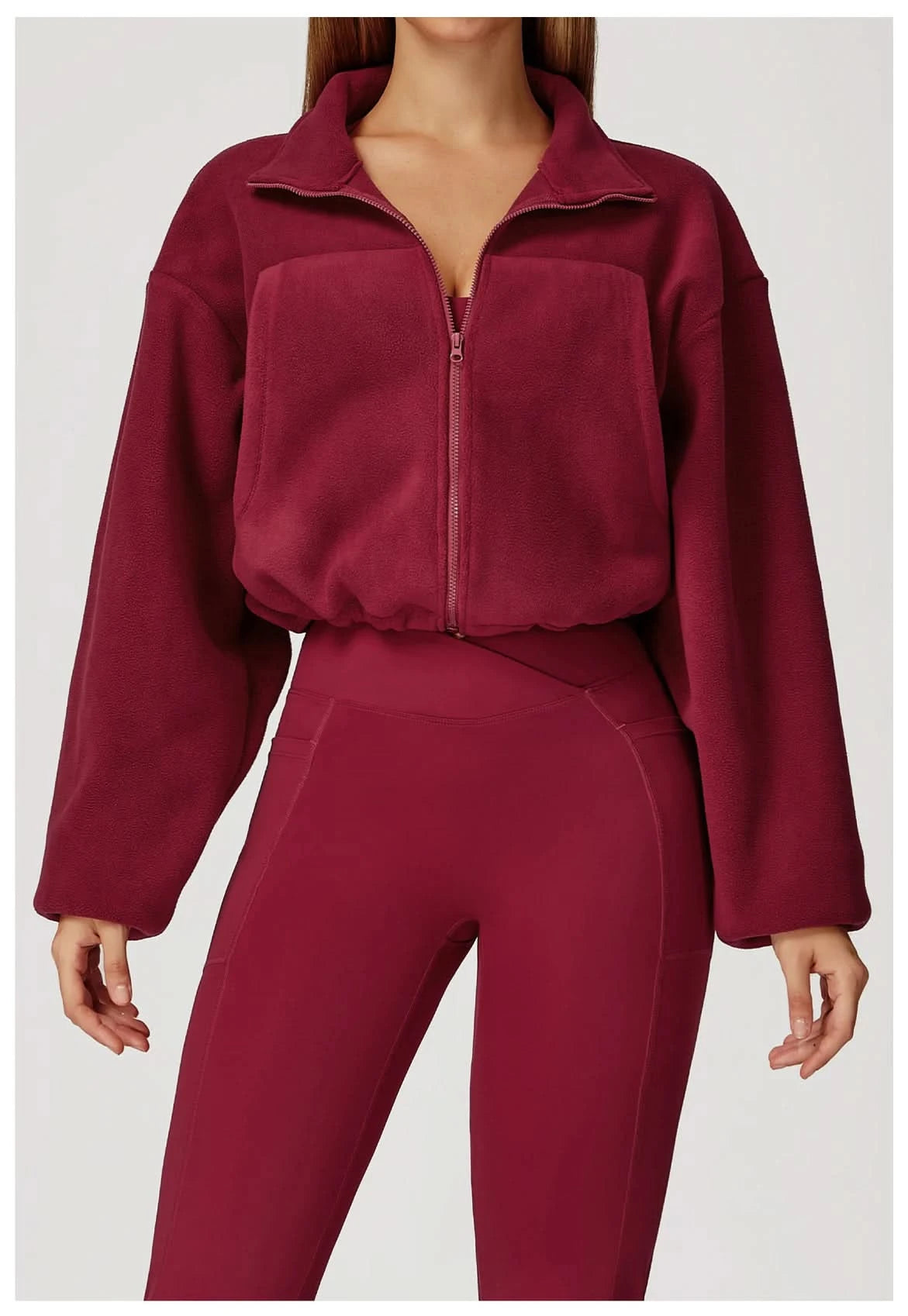 Hoodie Eveo Contour™ Cropped Zip