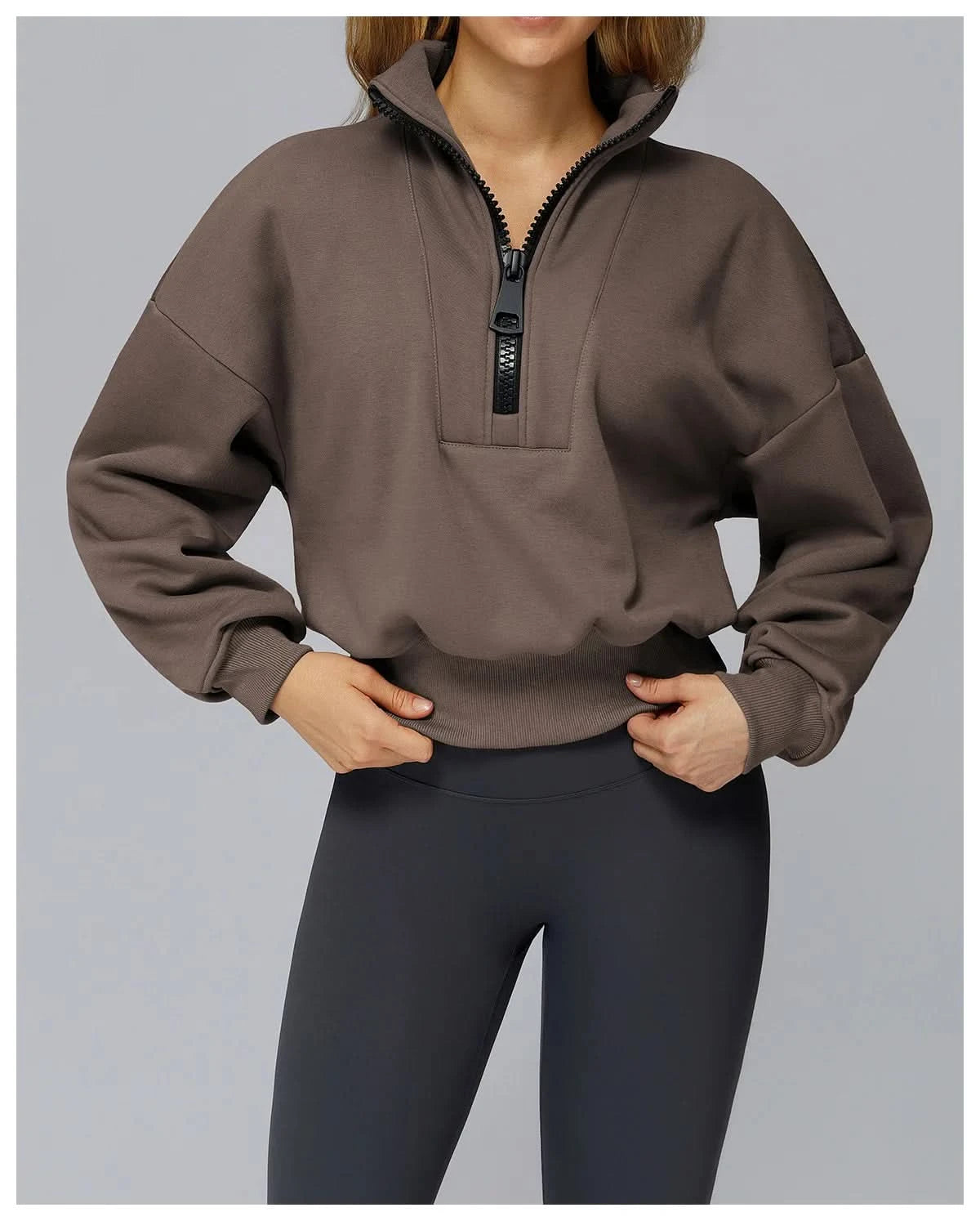Hoodie Eveo Contour™ Half Zip Structure