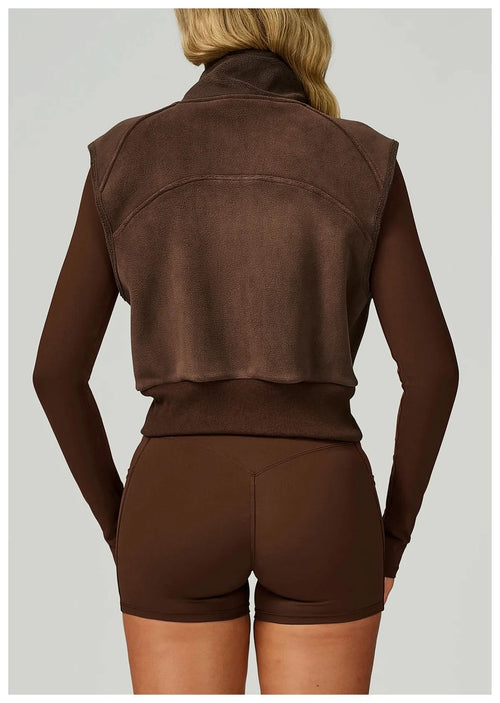 Hoodie Eveo Contour™ Cropped Vest Zip