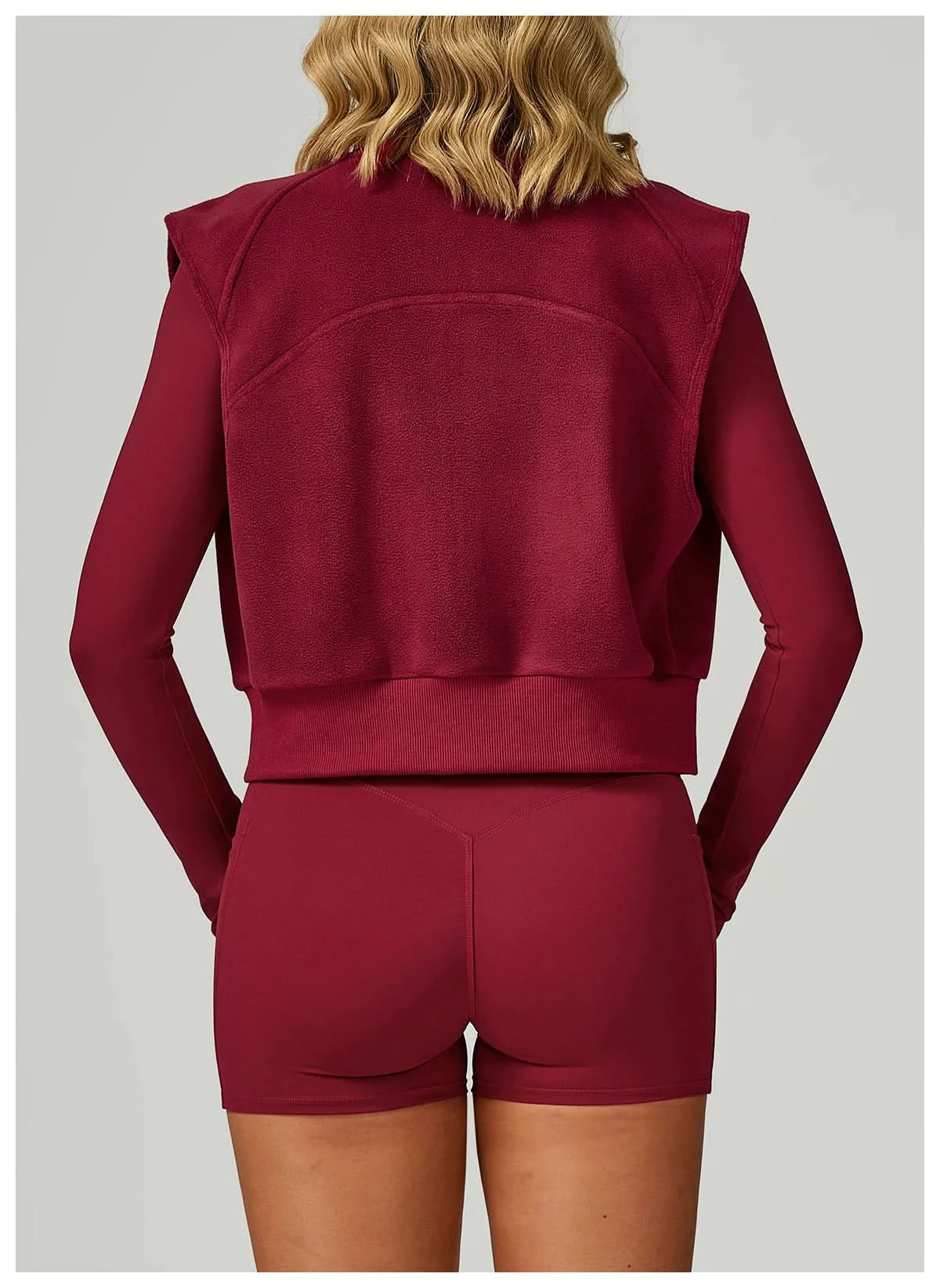 Hoodie Eveo Contour™ Cropped Vest Zip