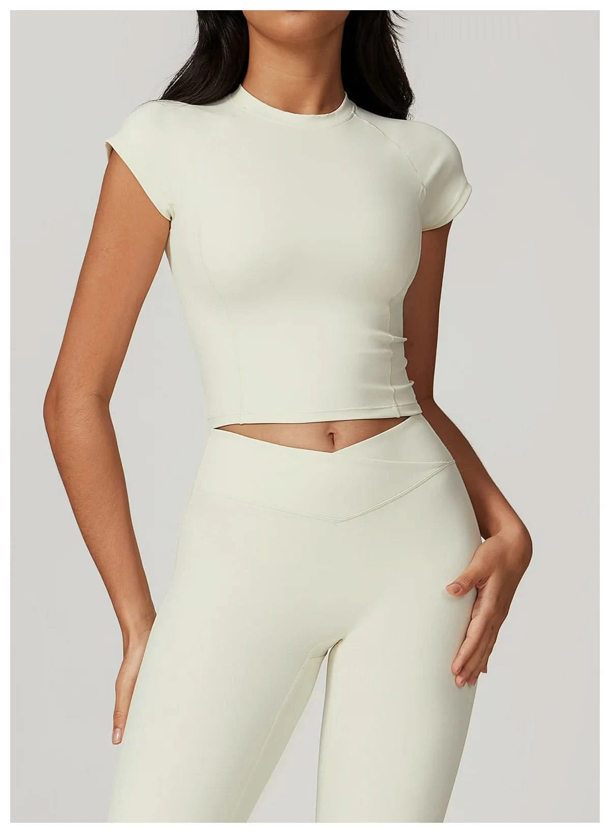 T-Shirt Eveo Contour™ Short Sleeve High Neck