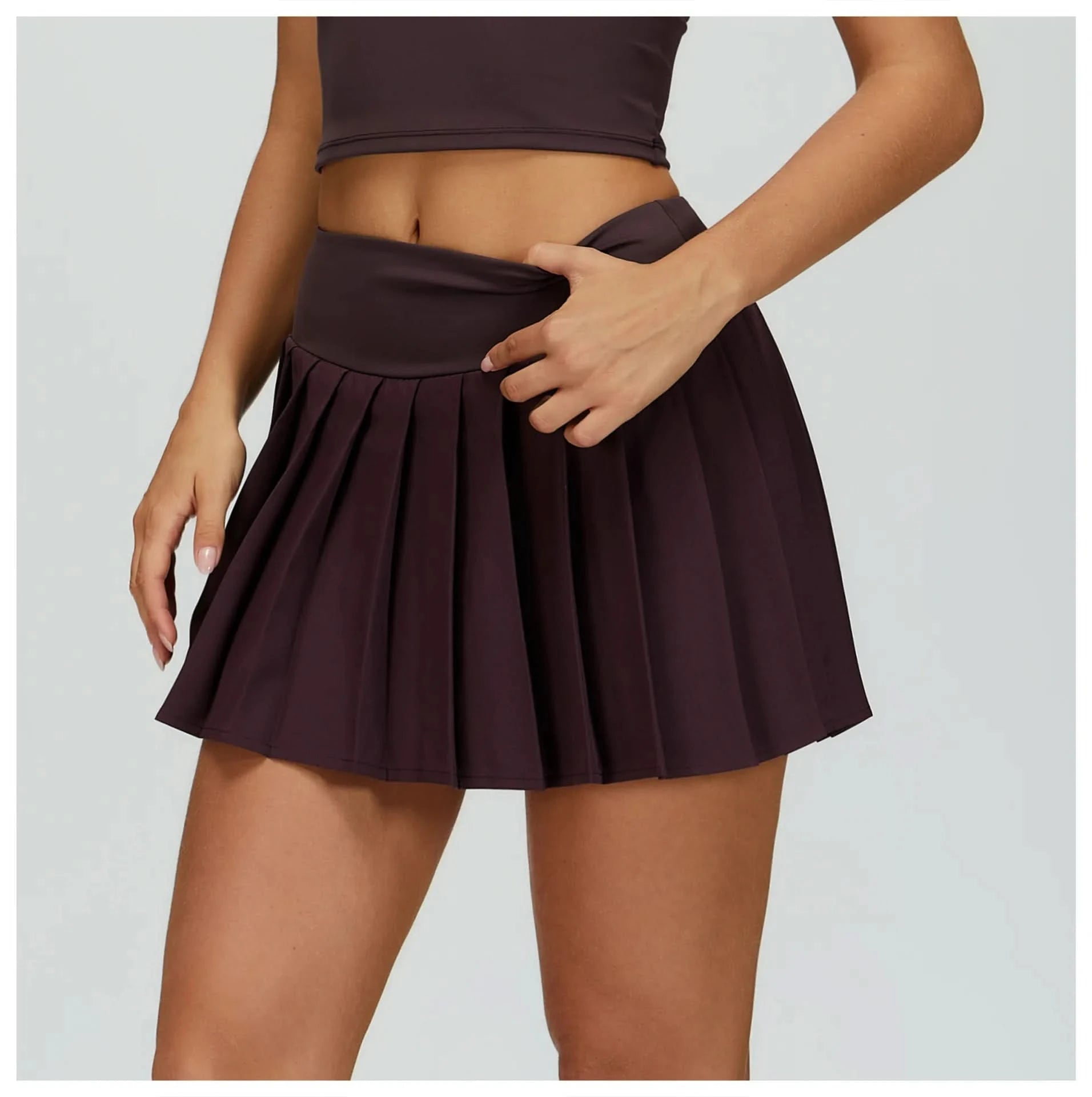 Workout Skirt Eveo Contour™ Wide Pleat Waist