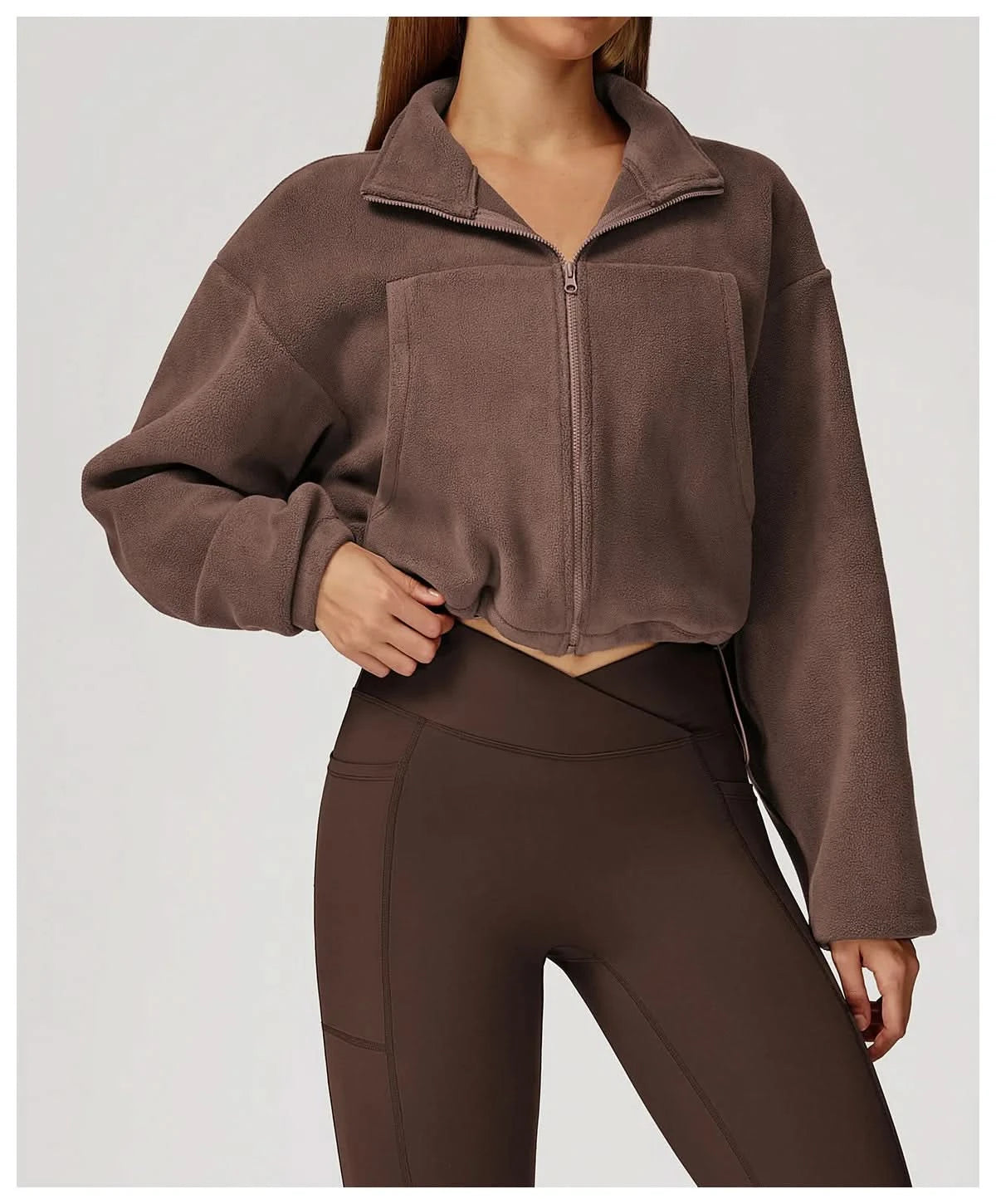 Hoodie Eveo Contour™ Cropped Zip