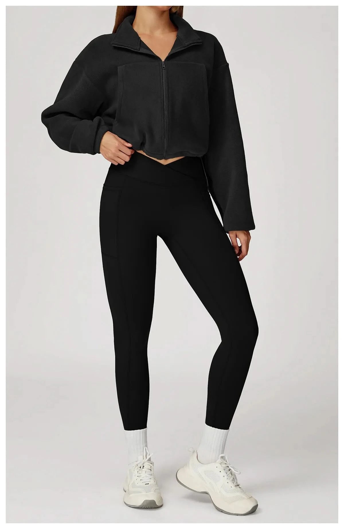 Hoodie Eveo Contour™ Cropped Zip