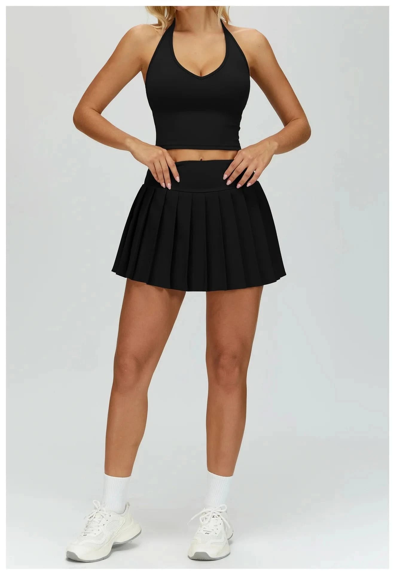 Workout Skirt Eveo Contour™ Wide Pleat Waist