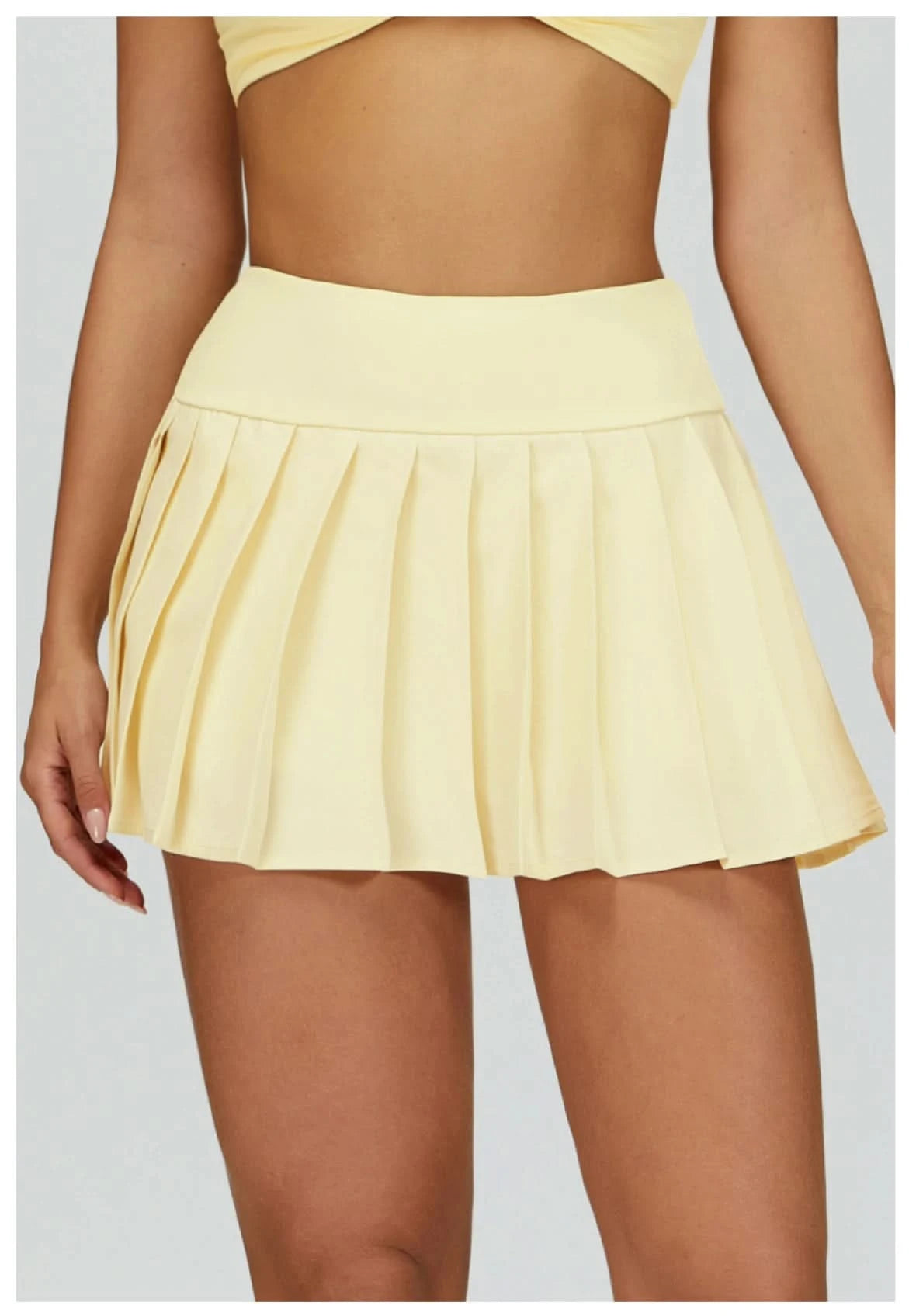 Workout Skirt Eveo Contour™ Wide Pleat Waist