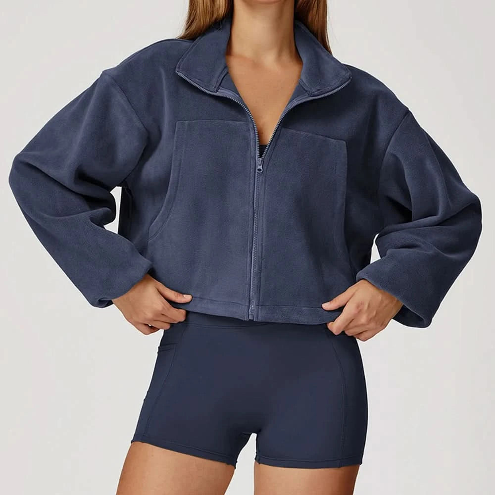 Hoodie Eveo Contour™ Cropped Zip