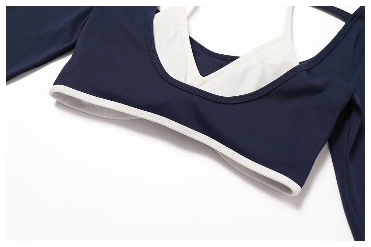 T-Shirt Eveo Contour™ Long Sleeve Contrast