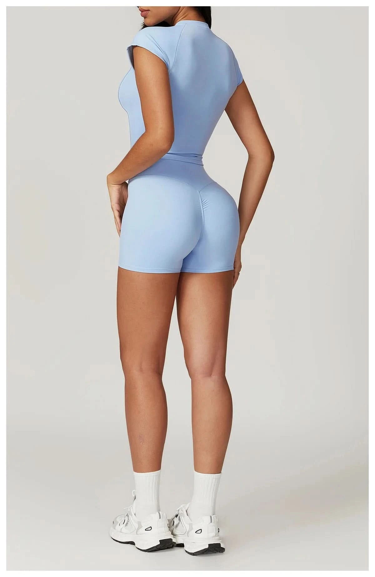 T-Shirt Eveo Contour™ Short Sleeve High Neck