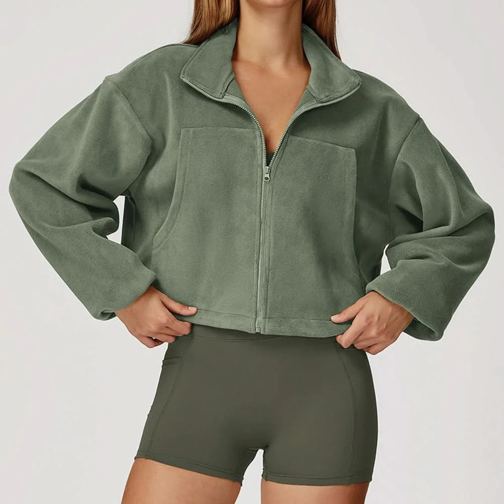 Hoodie Eveo Contour™ Cropped Zip